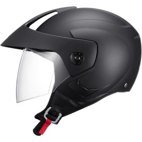VEVOR 3/4-Face Motorcycle Helmet Motocross Helmet with Bluetooth Slot