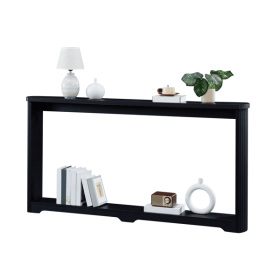 70.1"corrugated texture storage table for entranceways, narrow wooden console sofa table, can be placed behind the sofa, suitable for entranceway