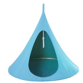 Single Ufo Hammock Waterproof Outdoor Garden-It Is Forbidden To Sell On The Temu Platform (Color: Blue)