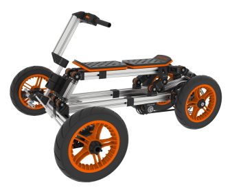 High Strength Material Electric Innovative Go Kart (Option: Argent)